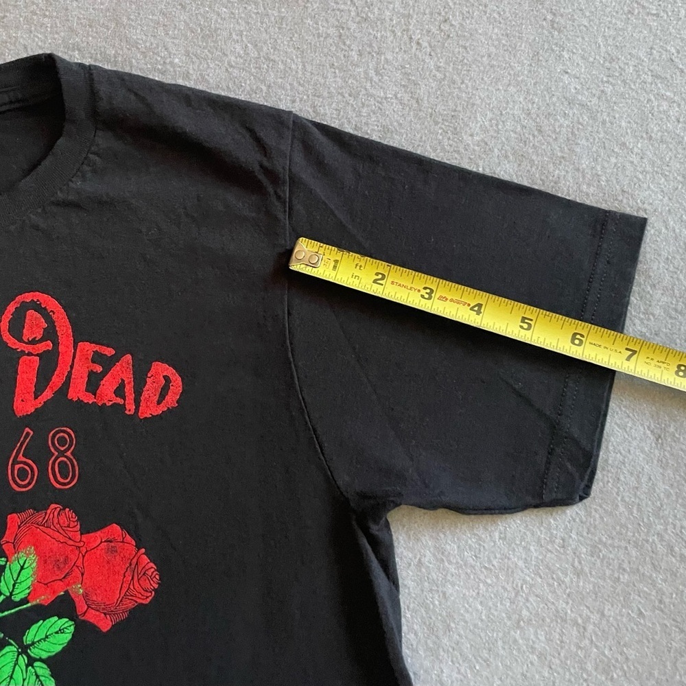 Grateful Dead 1968 Graphic T-Shirt Ripple Junction Black Small Deadhead Rock - Picture 5 of 6
